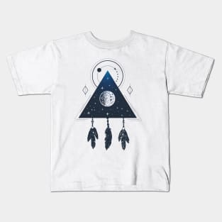 Space. Geometric Style Kids T-Shirt